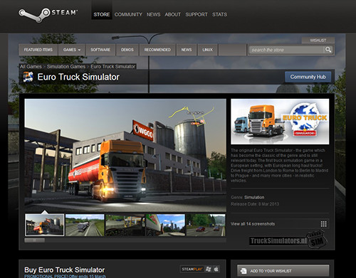 Euro Truck Simulator op Steam!